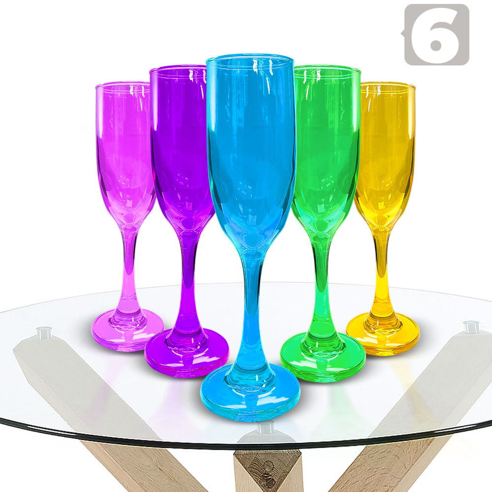 Set De Copas Cristar Rioja / 6 Piezas / 6 Personas